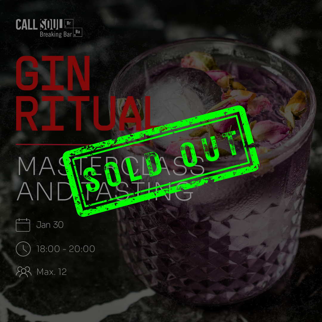 [30.01.2024] GIN COCKTAIL MASTERCLASS AND TASTING EXPERIENCE