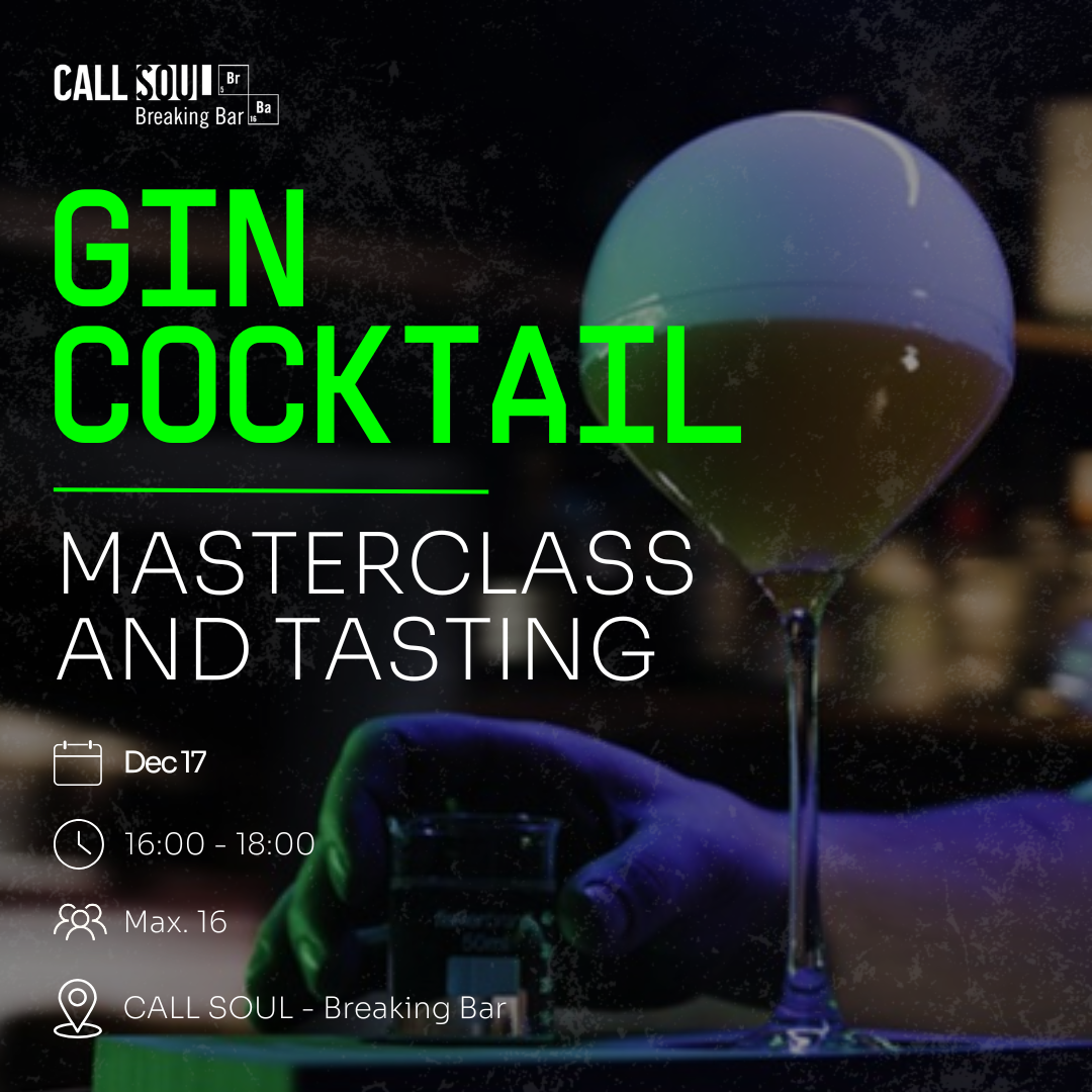 [17.12.2024] GIN COCKTAIL - MASTERCLASS AND TASTING